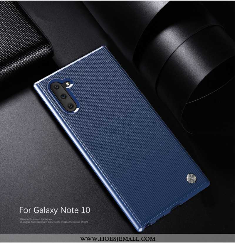 Hoesje Samsung Galaxy Note 10 Siliconen Bescherming Rood Licht Hoes Anti-fall Dun