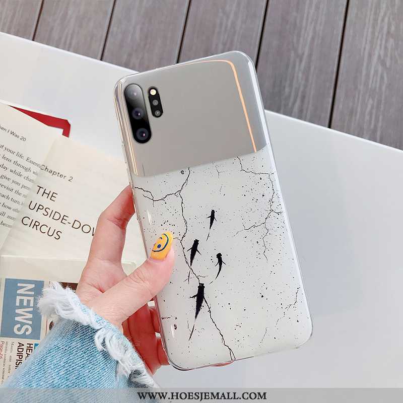 Hoesje Samsung Galaxy Note 10+ Persoonlijk Scheppend Trend Hard Zilver Mobiele Telefoon Ster Zilvere