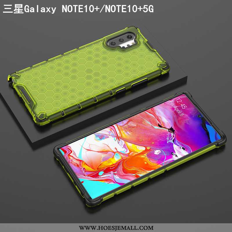 Hoesje Samsung Galaxy Note 10+ Trend Super Mobiele Telefoon Doorzichtig Hoes Ster Eenvoudige Groen