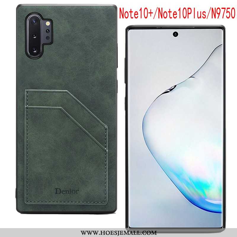 Hoes Samsung Galaxy Note 10+ Bescherming Dun Ster Grijs Hoesje Anti-fall All Inclusive