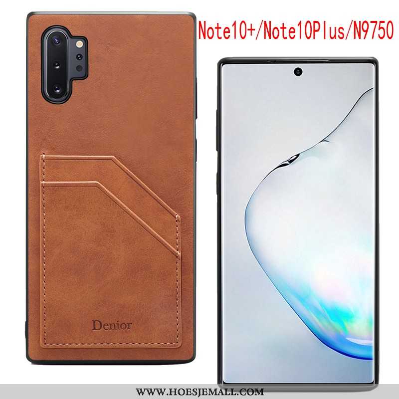 Hoes Samsung Galaxy Note 10+ Bescherming Dun Ster Grijs Hoesje Anti-fall All Inclusive