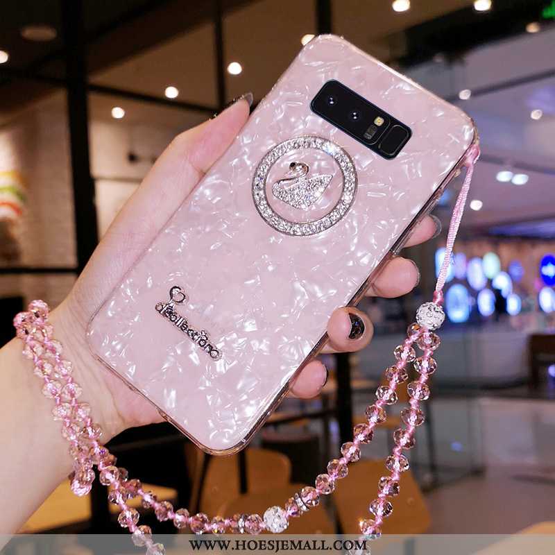 Hoesje Samsung Galaxy Note 8 Hanger Patroon Trend All Inclusive Zacht Hoes Roze