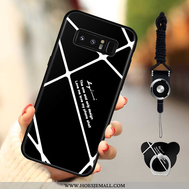 Hoes Samsung Galaxy Note 8 Bescherming Anti-fall Roze Hoesje Mobiele Telefoon Ster