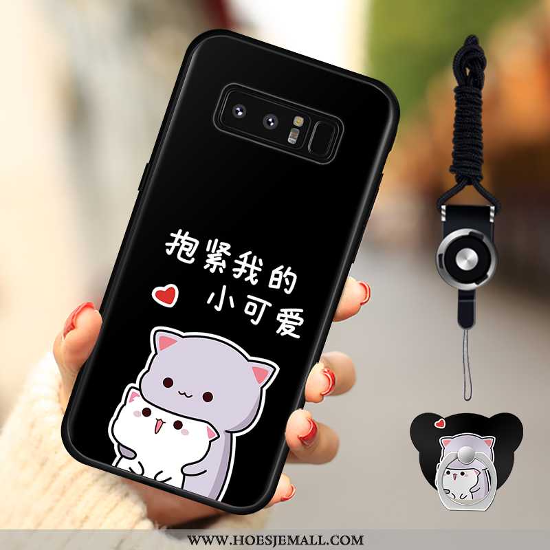 Hoes Samsung Galaxy Note 8 Bescherming Anti-fall Roze Hoesje Mobiele Telefoon Ster