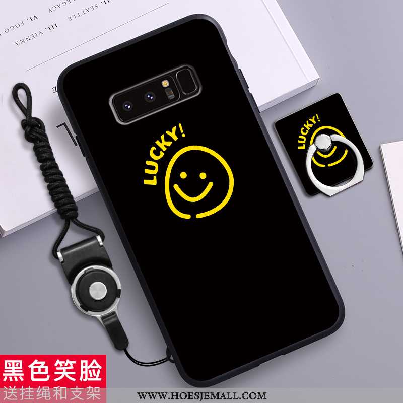 Hoesje Samsung Galaxy Note 8 Scheppend Spotprent Siliconen Trend Anti-fall All Inclusive Zacht Geel