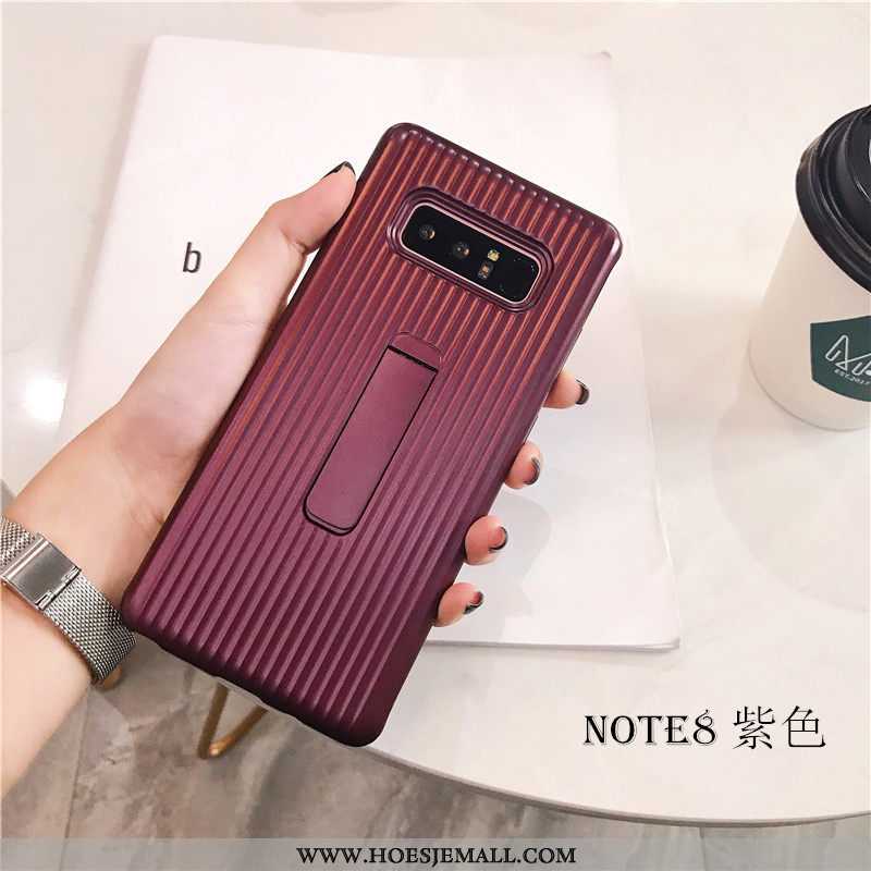 Hoes Samsung Galaxy Note 8 Scheppend Bescherming Net Red Mobiele Telefoon Ster Purper Persoonlijk