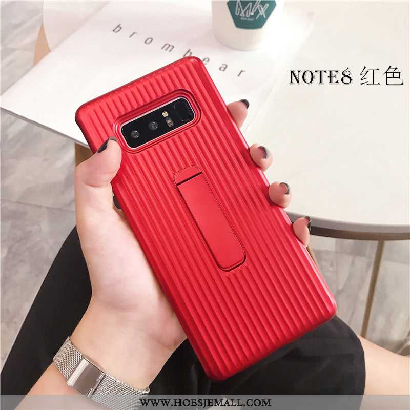 Hoes Samsung Galaxy Note 8 Scheppend Bescherming Net Red Mobiele Telefoon Ster Purper Persoonlijk