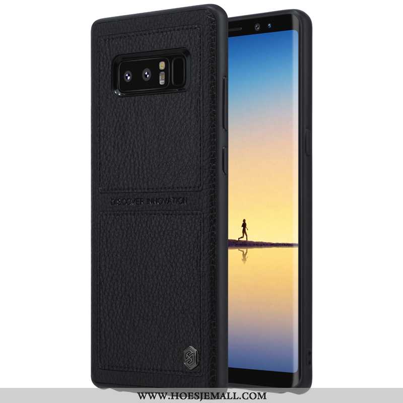 Hoesje Samsung Galaxy Note 8 Zacht Bescherming Persoonlijk Hoes Hard Mobiele Telefoon Bruin