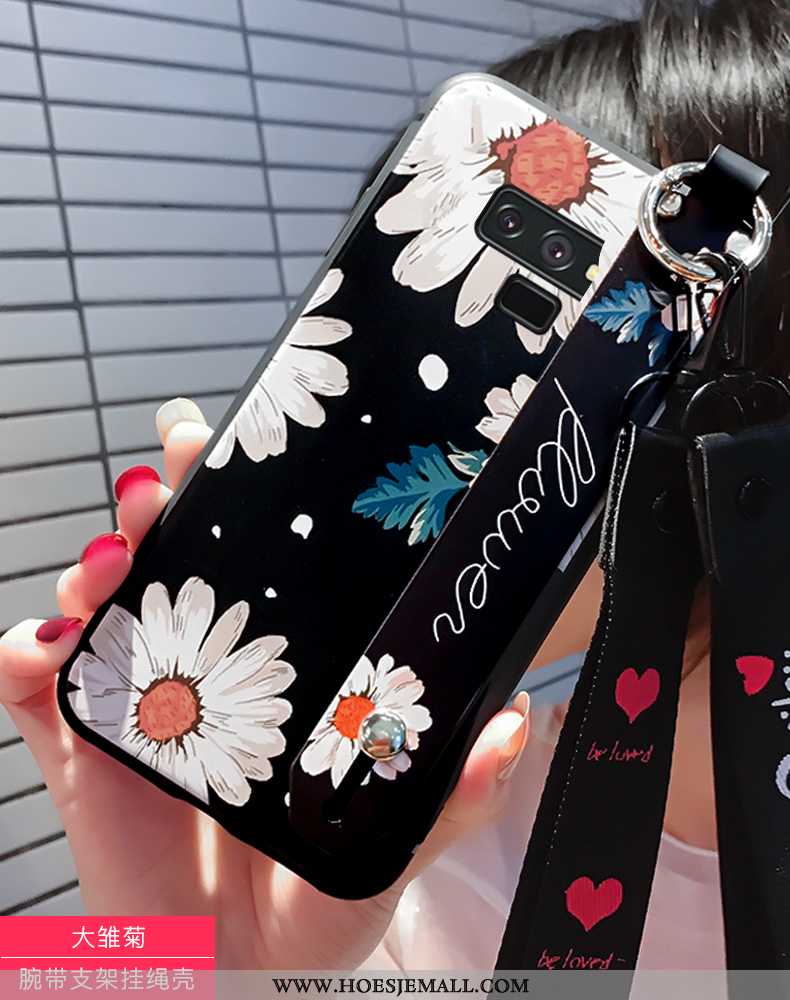 Hoesje Samsung Galaxy Note 9 Hanger Scheppend Ster Schrobben Kunst Trend Siliconen Zwarte