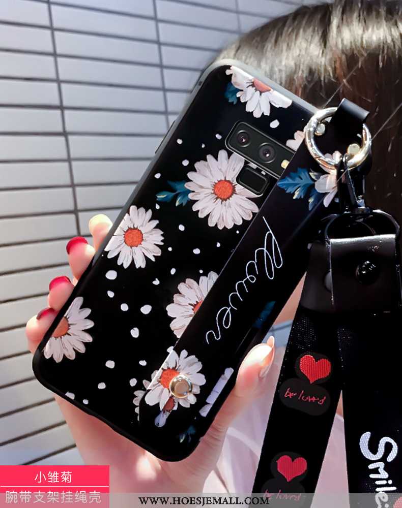 Hoesje Samsung Galaxy Note 9 Hanger Scheppend Ster Schrobben Kunst Trend Siliconen Zwarte