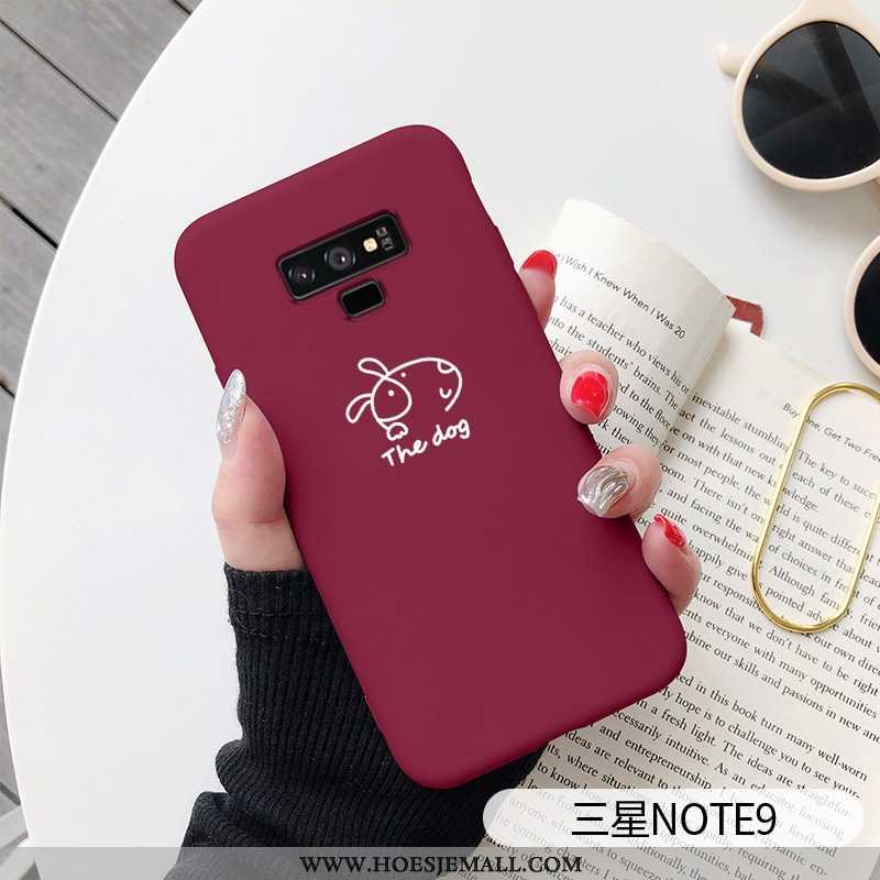 Hoesje Samsung Galaxy Note 9 Trend Zacht Anti-fall Lovers Scheppend All Inclusive Mooie Donkerblauwe