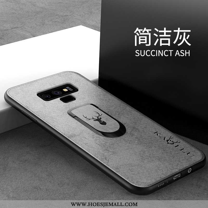 Hoes Samsung Galaxy Note 9 Trend Siliconen Hoesje Persoonlijk Mobiele Telefoon Bescherming Grijs