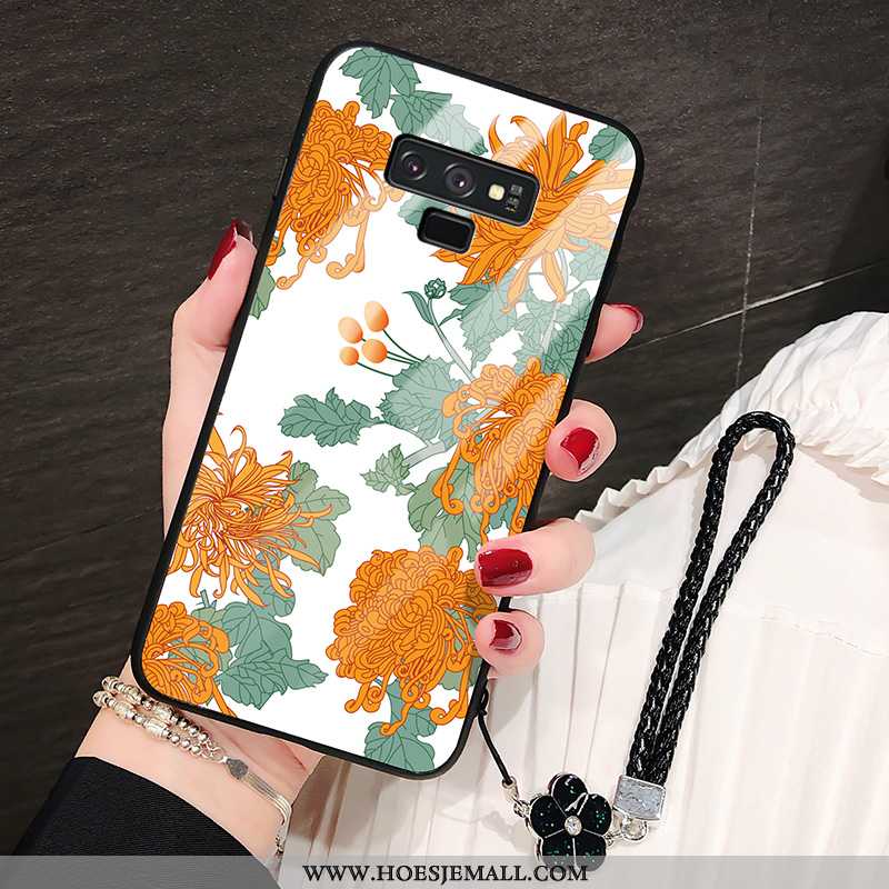 Hoes Samsung Galaxy Note 9 Bescherming Glas Zwart Anti-fall Tempereren Dun Hard Zwarte