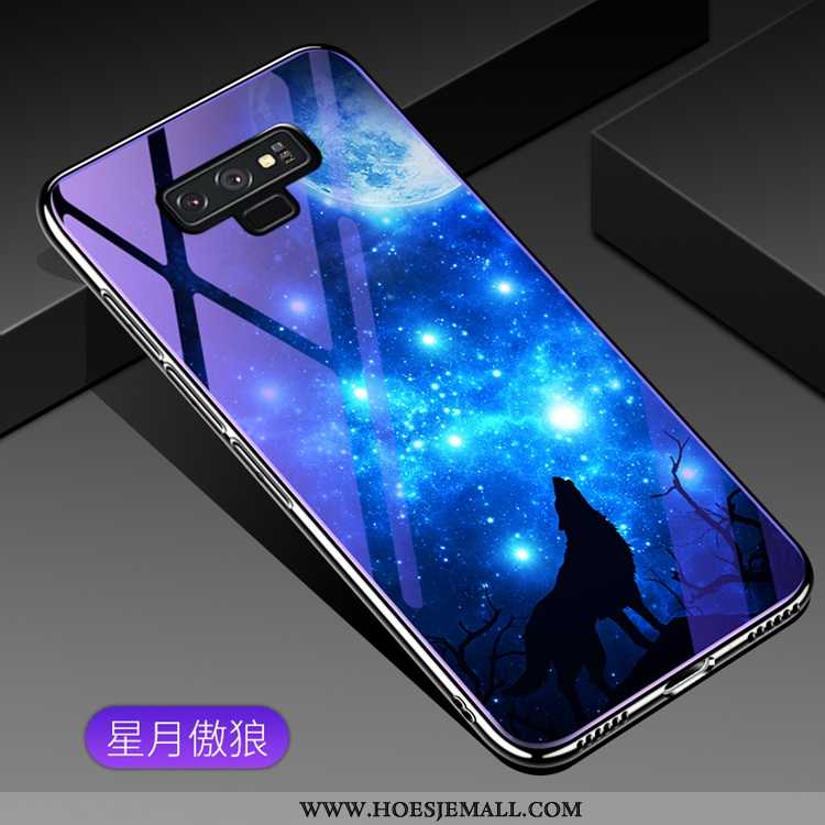 Hoesje Samsung Galaxy Note 9 Mode Glas Ster Mobiele Telefoon Purper Hoes