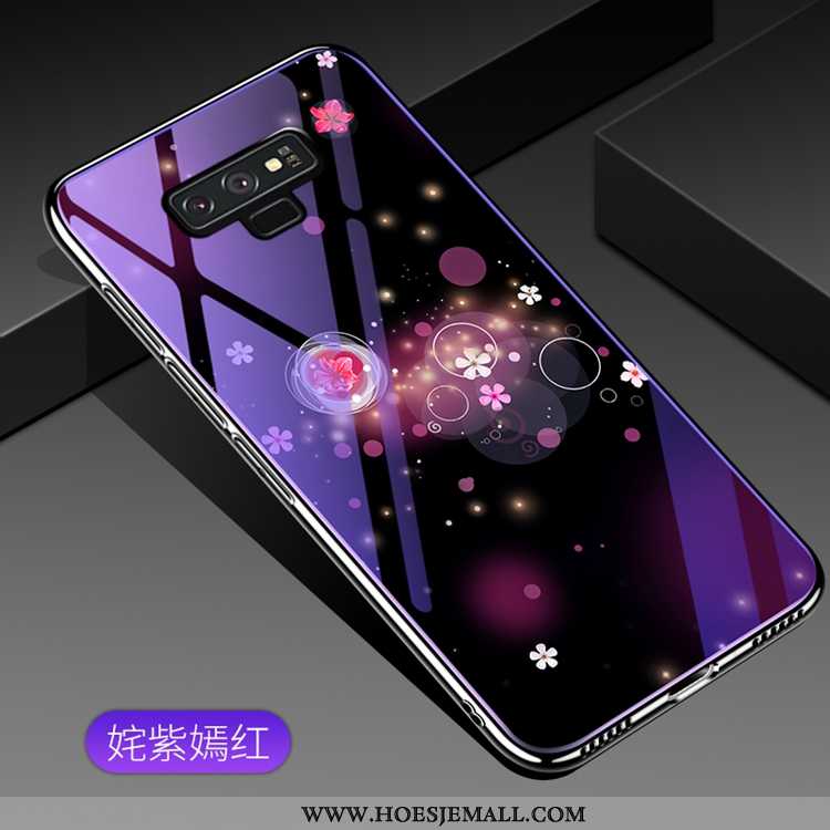 Hoesje Samsung Galaxy Note 9 Mode Glas Ster Mobiele Telefoon Purper Hoes