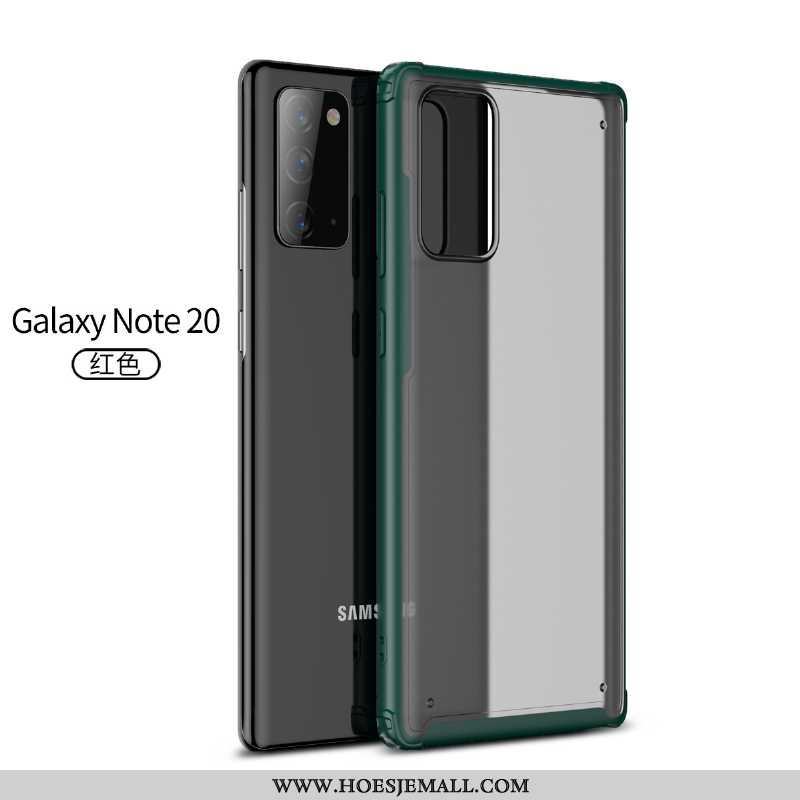 Hoes Samsung Galaxy Note20 Patroon Super Nieuw Anti-fall Ster Dun Persoonlijk Groen