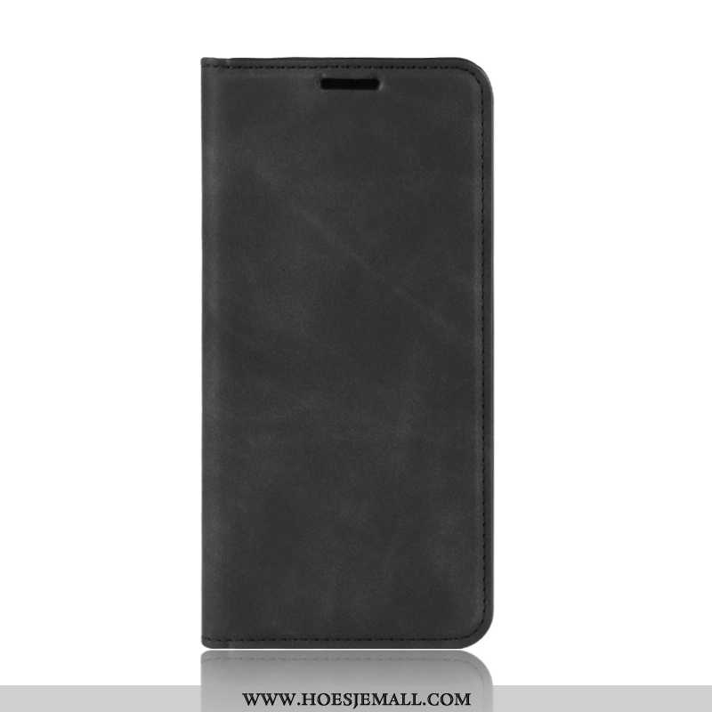 Hoesje Samsung Galaxy Note20 Leren Ondersteuning Ster Zwart Folio Magnetisch Zwarte