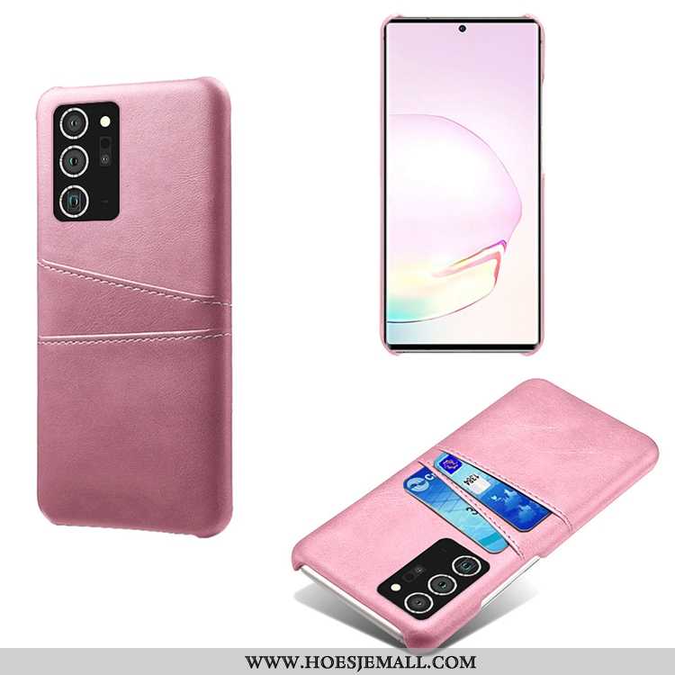 Hoesje Samsung Galaxy Note20 Ultra Persoonlijk Mobiele Telefoon Ster Roze Kaart