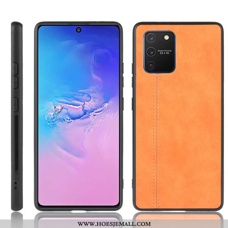 Hoesje Samsung Galaxy S10 Lite Bescherming Patroon Hoes Koe Hard Mobiele Telefoon Rood