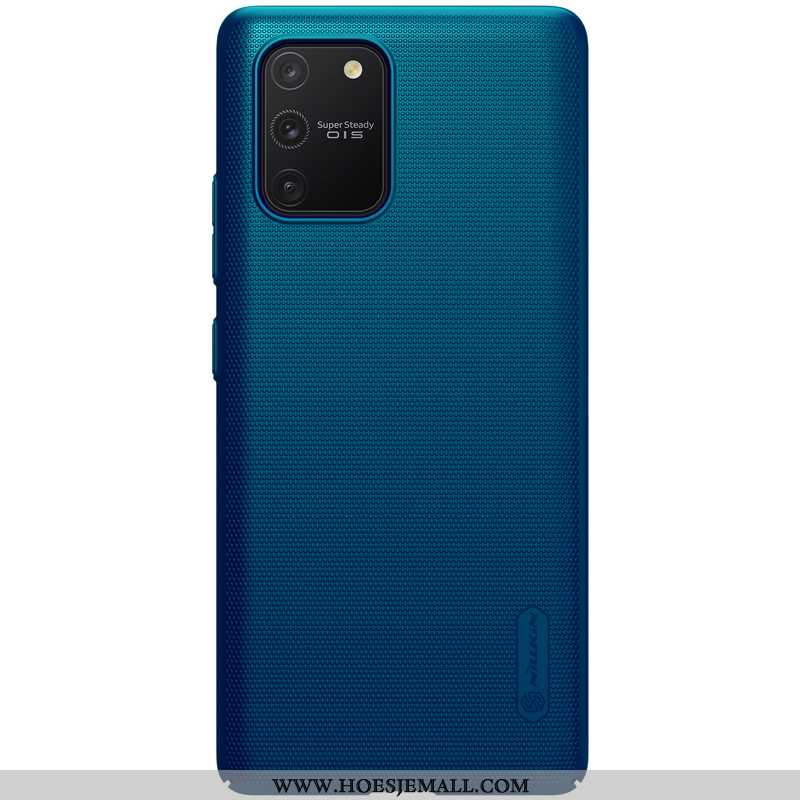 Hoes Samsung Galaxy S10 Lite Bescherming Schrobben Achterklep Hard Ster Mobiele Telefoon Blauw Blauw