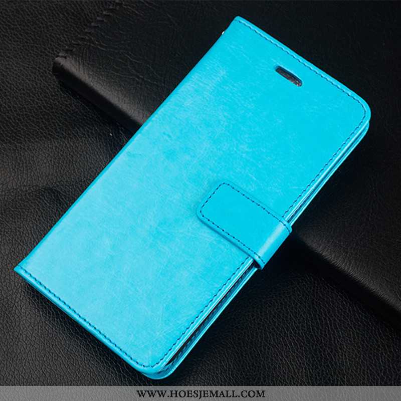 Hoesje Samsung Galaxy S10 Lite Leren Eenvoudige Jeugd Mobiele Telefoon Blauw Ster Blauwe