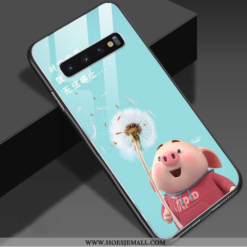 Hoesje Samsung Galaxy S10 Trend Zacht Scheppend Persoonlijk All Inclusive Hanger Blauw Blauwe