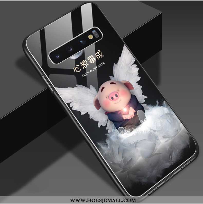 Hoesje Samsung Galaxy S10 Trend Zacht Scheppend Persoonlijk All Inclusive Hanger Blauw Blauwe