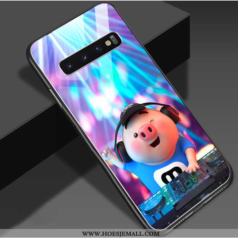 Hoesje Samsung Galaxy S10 Trend Zacht Scheppend Persoonlijk All Inclusive Hanger Blauw Blauwe