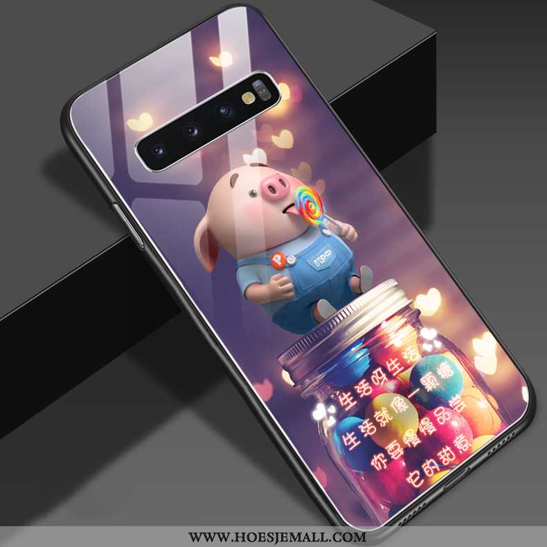 Hoesje Samsung Galaxy S10 Trend Zacht Scheppend Persoonlijk All Inclusive Hanger Blauw Blauwe