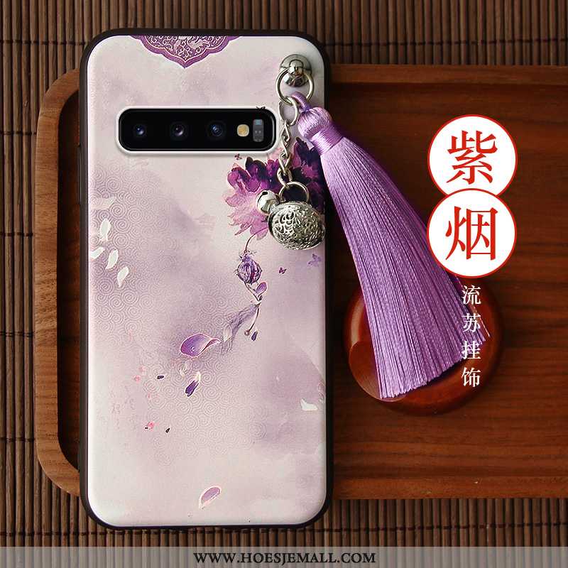 Hoes Samsung Galaxy S10 Persoonlijk Scheppend Rood All Inclusive Trend Hoesje Ster