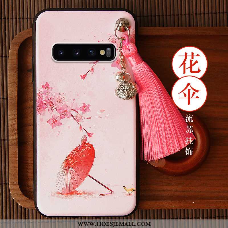 Hoes Samsung Galaxy S10 Persoonlijk Scheppend Rood All Inclusive Trend Hoesje Ster