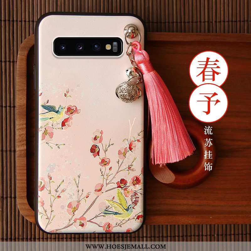 Hoes Samsung Galaxy S10 Persoonlijk Scheppend Rood All Inclusive Trend Hoesje Ster