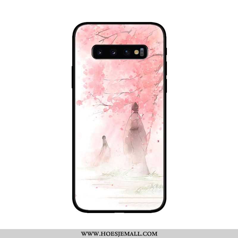 Hoes Samsung Galaxy S10 Bescherming Schrobben Lovers Ster All Inclusive Hoesje Siliconen Donkerblauw