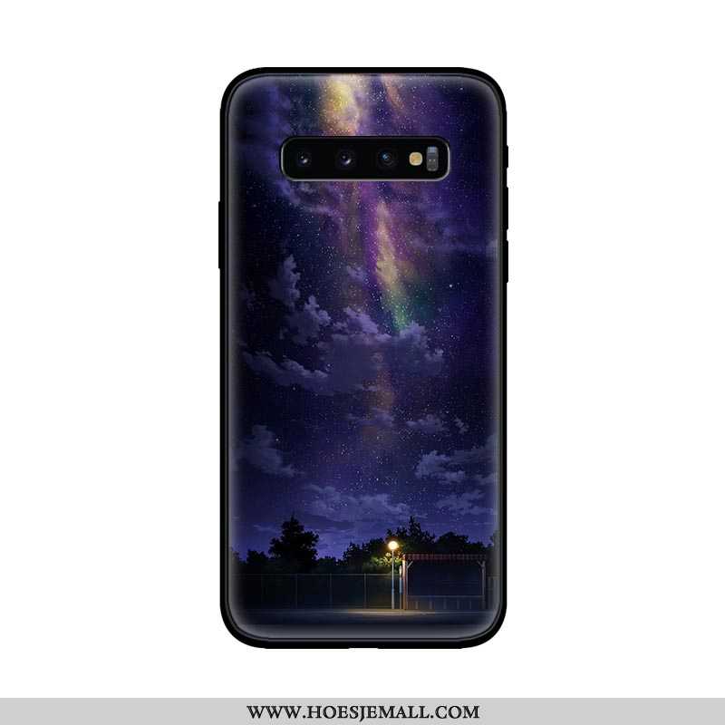 Hoes Samsung Galaxy S10 Bescherming Schrobben Lovers Ster All Inclusive Hoesje Siliconen Donkerblauw