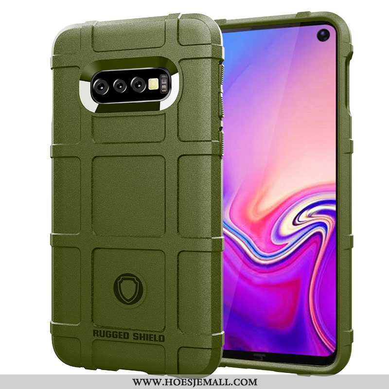 Hoesje Samsung Galaxy S10+ Bescherming Schrobben Ster Trend Persoonlijk Scheppend Bruine