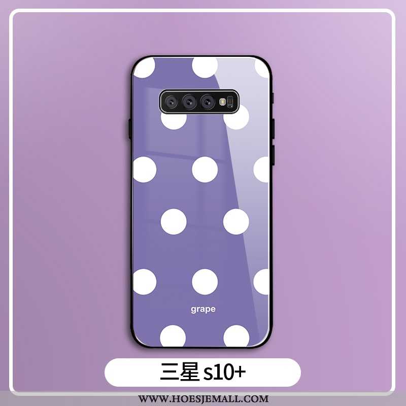 Hoes Samsung Galaxy S10+ Siliconen Bescherming Anti-fall Mobiele Telefoon All Inclusive Net Red Hoes