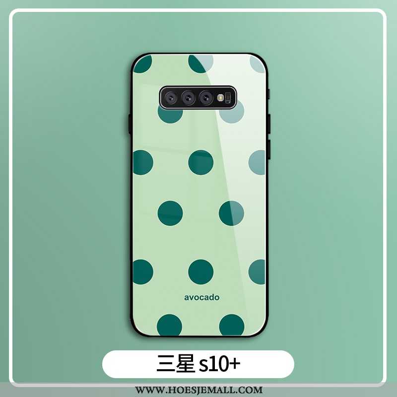 Hoes Samsung Galaxy S10+ Siliconen Bescherming Anti-fall Mobiele Telefoon All Inclusive Net Red Hoes