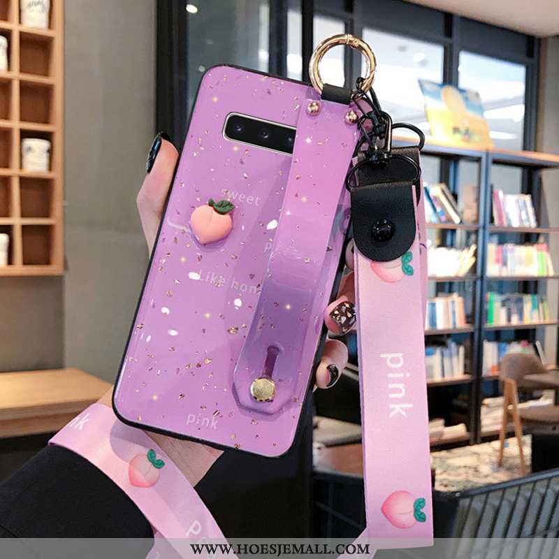 Hoes Samsung Galaxy S10+ Trend Zacht Roze Bescherming Mooie Anti-fall Groen