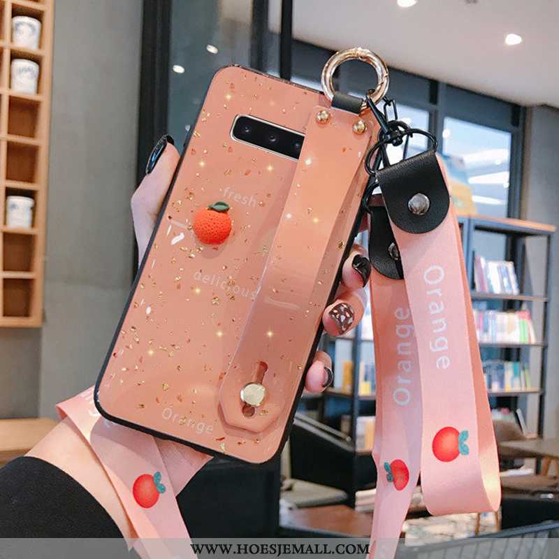 Hoes Samsung Galaxy S10+ Trend Zacht Roze Bescherming Mooie Anti-fall Groen