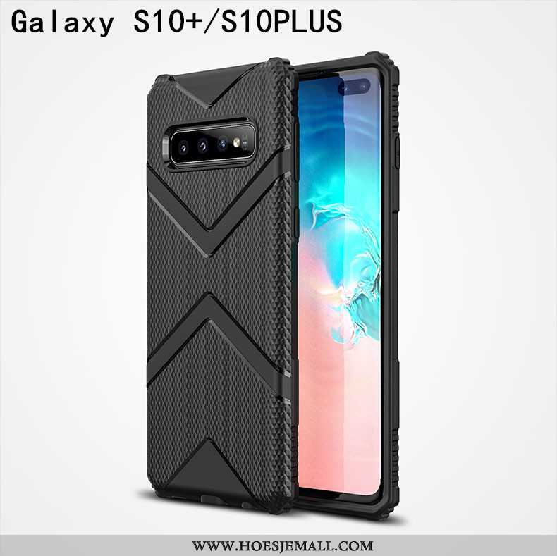 Hoes Samsung Galaxy S10+ Super Dun Groen Mobiele Telefoon Scheppend Bescherming Nieuw