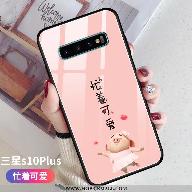 Hoesje Samsung Galaxy S10+ Trend Super Anti-fall Dun Hoes Bescherming Siliconen Groen