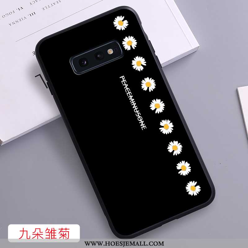 Hoesje Samsung Galaxy S10e Siliconen Bescherming Ster Mobiele Telefoon Zacht Jeugd Zwarte