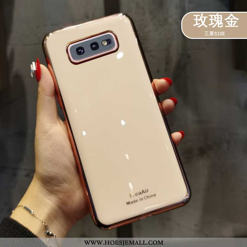 Hoesje Samsung Galaxy S10e Super Dun Wind Mobiele Telefoon All Inclusive Siliconen Gouden