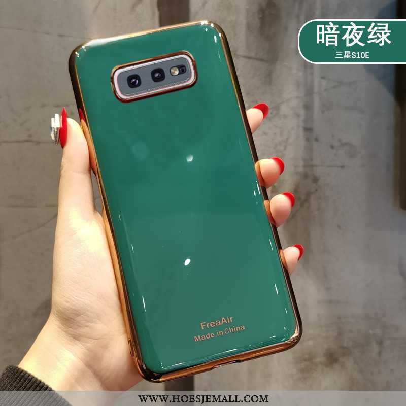 Hoesje Samsung Galaxy S10e Super Dun Wind Mobiele Telefoon All Inclusive Siliconen Gouden