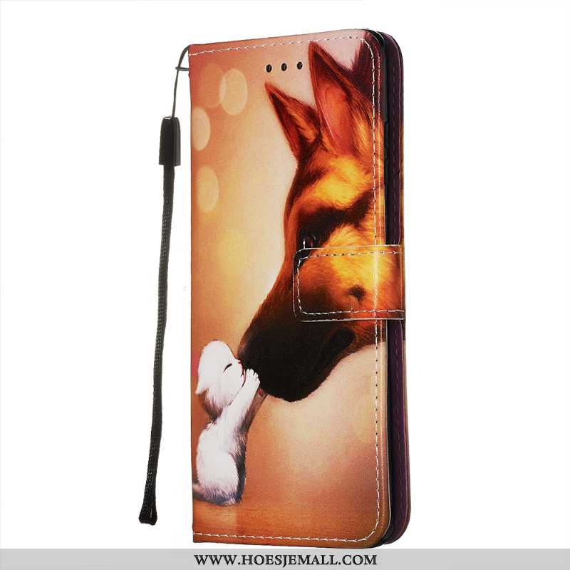 Hoes Samsung Galaxy S20 Leren Hoesje Persoonlijk Zacht Mobiele Telefoon Purper Ster Kaart