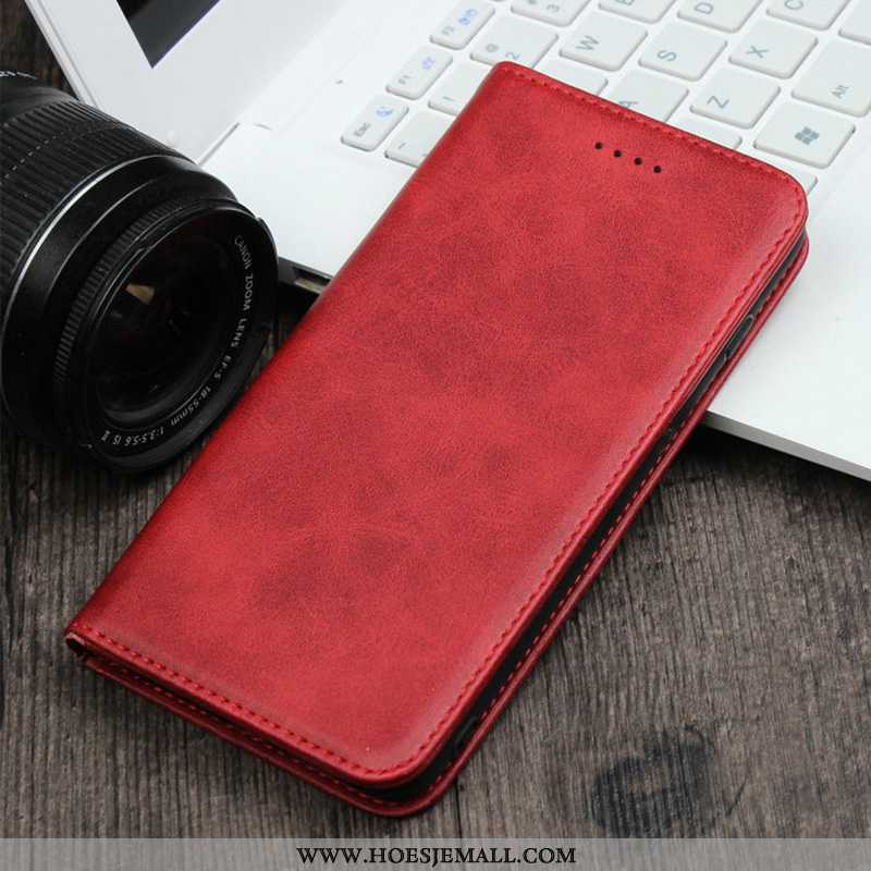 Hoes Samsung Galaxy S20 Leren Hoesje Kaart Pu All Inclusive Ster Rood