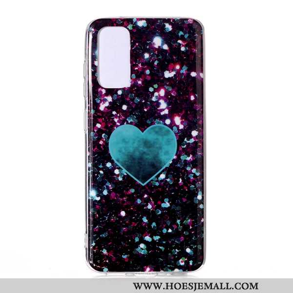 Hoesje Samsung Galaxy S20 Spotprent Grote Anti-fall Roze Hoes Ster