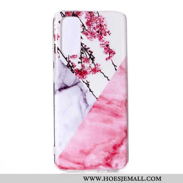 Hoesje Samsung Galaxy S20 Spotprent Grote Anti-fall Roze Hoes Ster