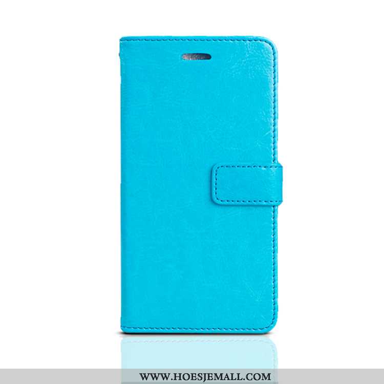 Hoes Samsung Galaxy S20+ Bescherming Leren Hoesje Ster Folio Mobiele Telefoon Blauw Blauwe