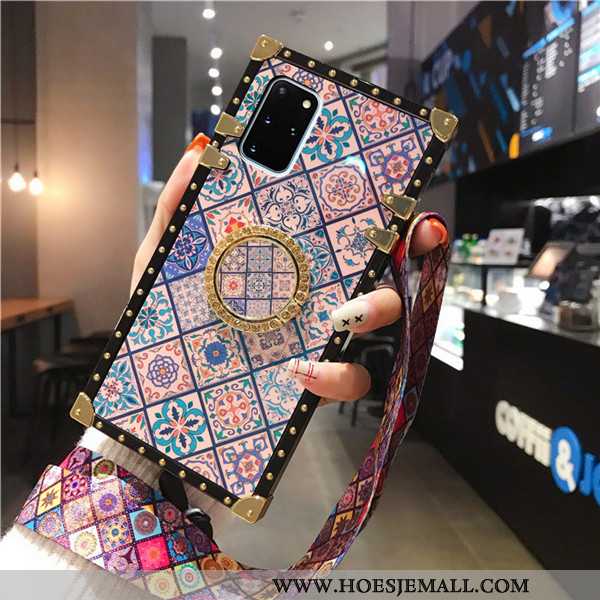 Hoesje Samsung Galaxy S20+ Luxe Siliconen Chinese Stijl Mobiele Telefoon Ster High End Roze